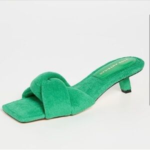 Good American Terry Kickstand Mules